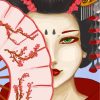 Modern Japanese Geisha Diamond Painting