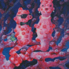 Pink Sea Horse Diamond Paintings