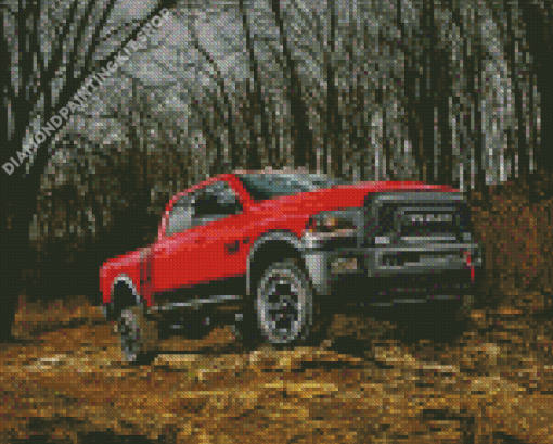 Power Wagon Car Diamond Paintings