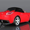 Red Saturn Sky Diamond Paintings