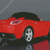 Red Saturn Sky Diamond Paintings