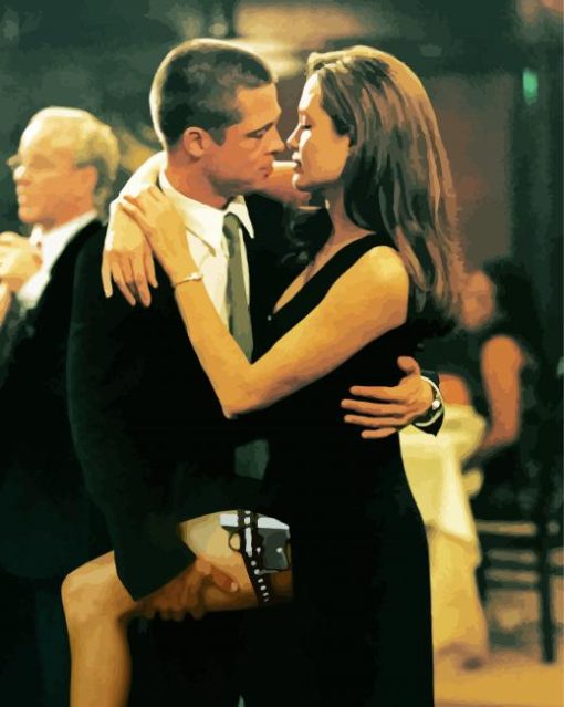 Romantic Mr And Mrs Smith Diamond Painting