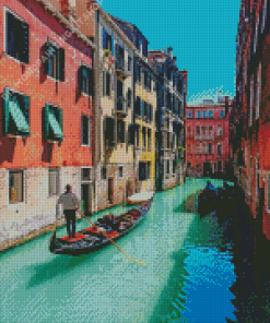 Scenic Canal Venice Italy Diamond Painting