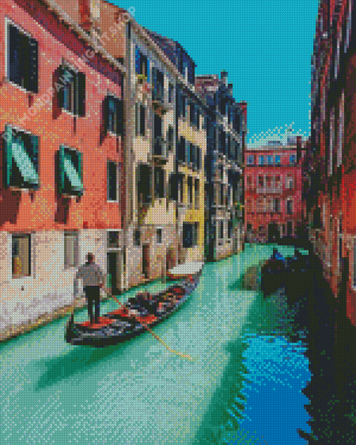 Scenic Canal Venice Italy Diamond Painting