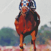 Secretariat Horse Racing Diamond Painting