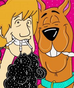 Shaggy And Scooby Stoner Diamond Paintings