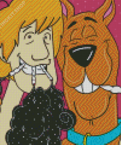 Shaggy And Scooby Stoner Diamond Paintings