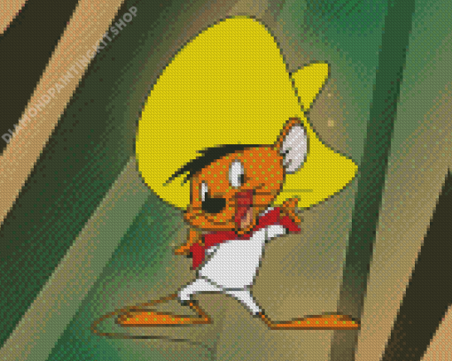 Speedy Gonzales Character Diamond Painting