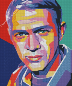 Steve Mcqueen Pop Art Diamond Paintings