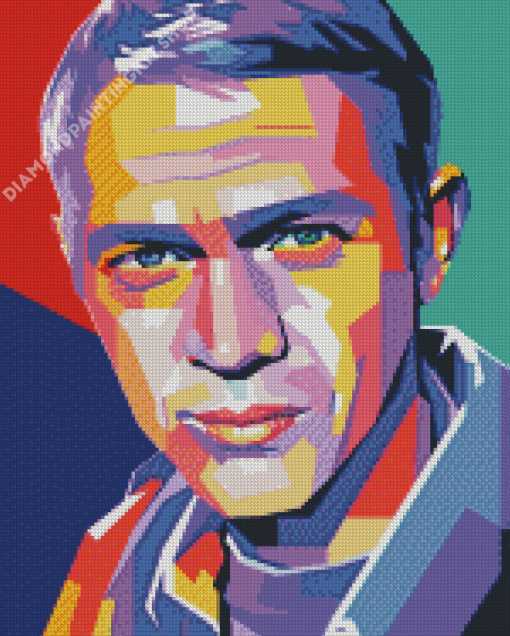 Steve Mcqueen Pop Art Diamond Paintings