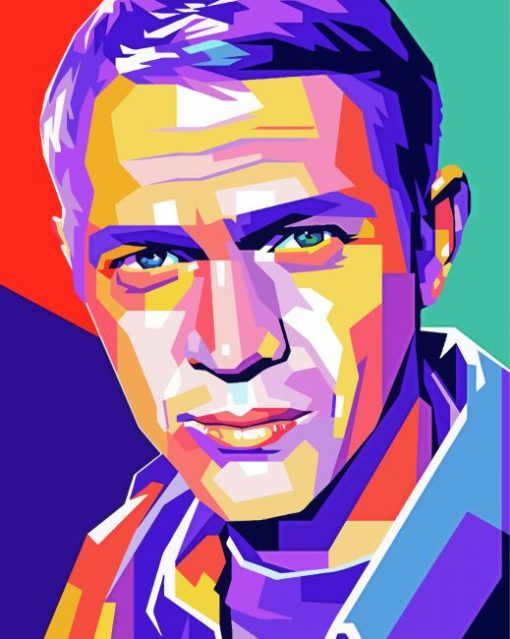 Steve Mcqueen Pop Art Diamond Paintings