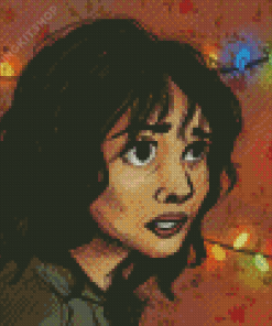 Stranger Things Joyce Byers Character Diamond Painting