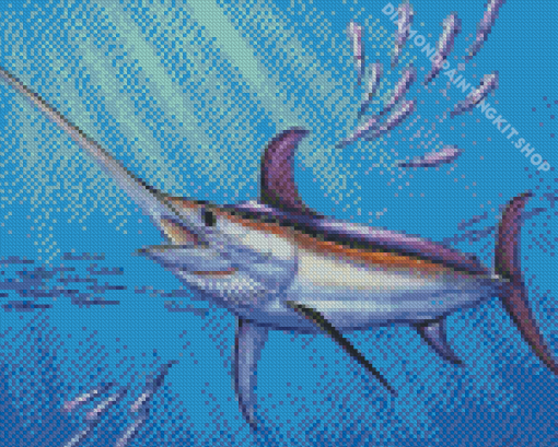 Swordfish Art Diamond Paintings