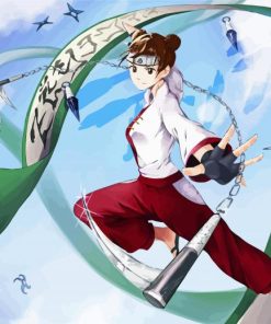 Tenten Anime Character Diamond Painting