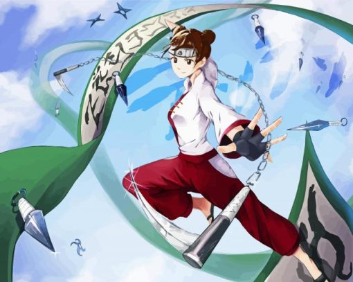 Tenten Anime Character Diamond Painting