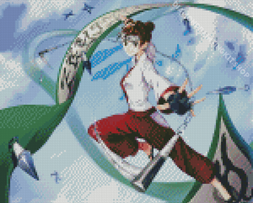 Tenten Anime Character Diamond Painting