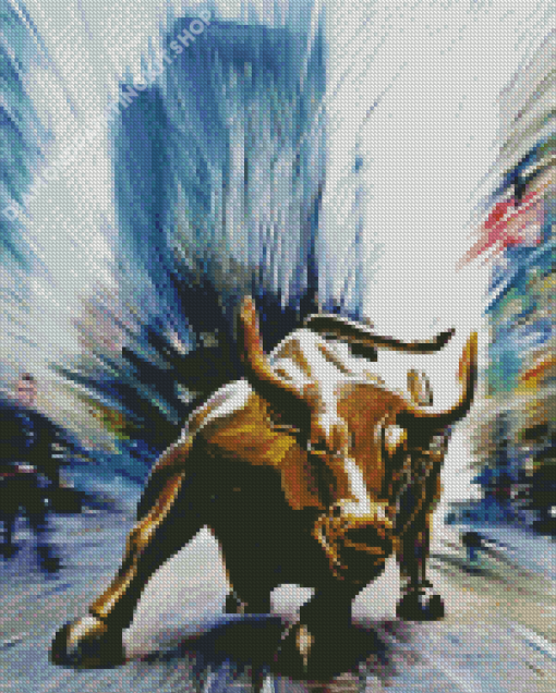 The Wall Street Bull Art Diamond Paintings