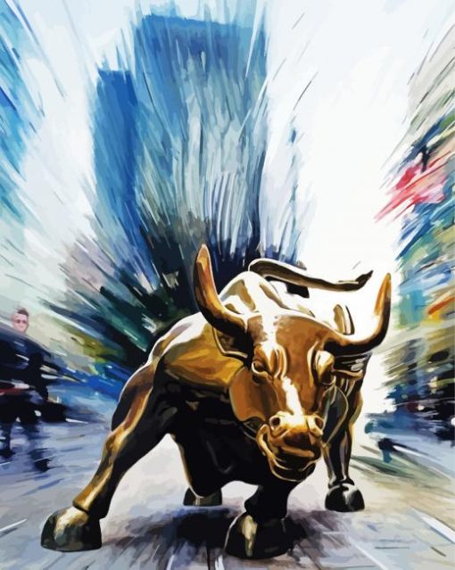 The Wall Street Bull Art Diamond Paintings