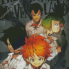 The Promised Neverland Anime Characters Poster Diamond Paintings