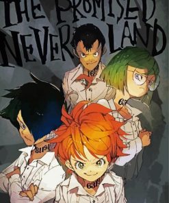 The Promised Neverland Anime Characters Poster Diamond Paintings