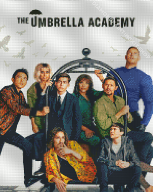 The Umbrella Academy Serie Poster Diamond Paintings