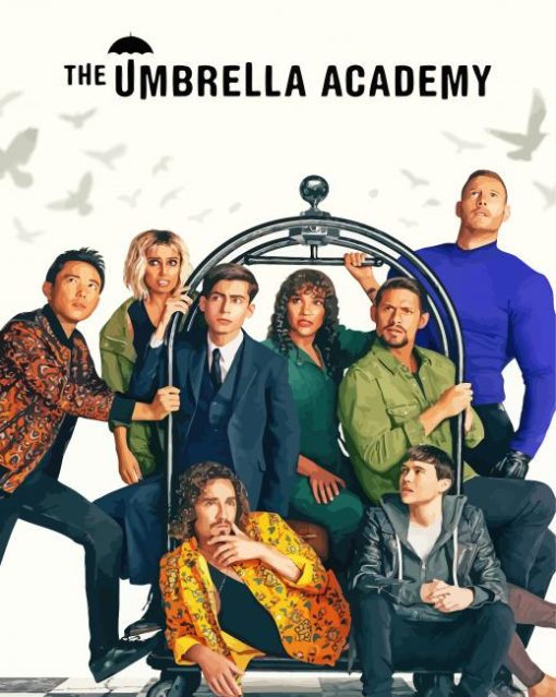 The Umbrella Academy Serie Poster Diamond Paintings