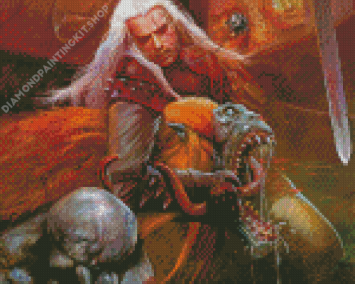 The Witcher Striga Diamond Painting