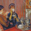 Vintage Women Drinking Tea Diamond Paintings