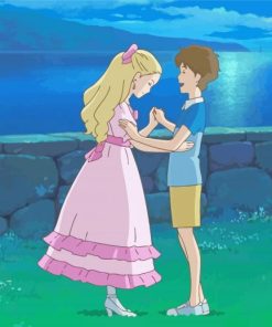 When Marnie Was There Characters Dancing Diamond Paintings