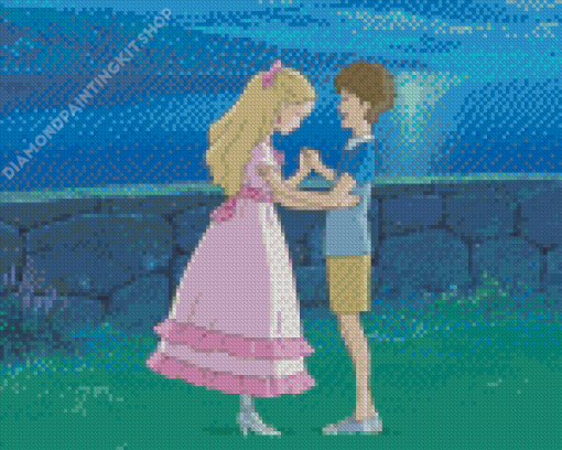 When Marnie Was There Characters Dancing Diamond Paintings