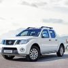 White Nissan Navara D40 Diamond Paintings