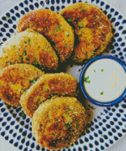 Yummy Fried Green Tomatoes Diamond Paintings