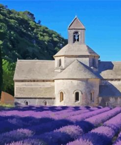 Abbaye Notre Dame De Senanque Building In France Diamond Painting