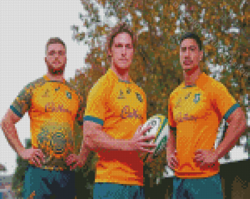 Australia National Rugby Union Players Diamond Painting