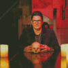 Zak Bagans With Skull Diamond Painting