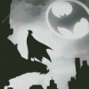 Batman Superhero Silhouette Diamond Painting