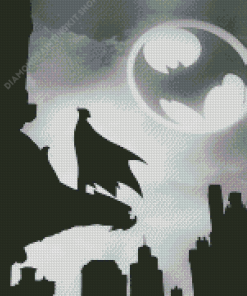 Batman Superhero Silhouette Diamond Painting