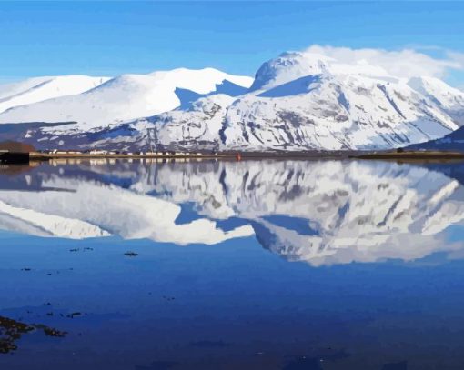 Ben Nevis Reflection Diamond Painting