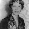 Black And White Amelia Earhart Diamond Painting