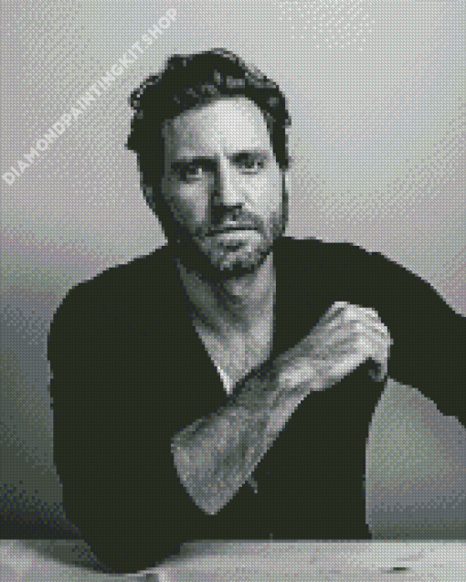 Black And White Edgar Ramirez Diamond Painting