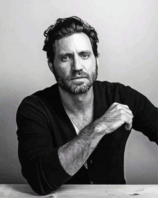 Black And White Edgar Ramirez Diamond Painting