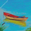 Boat On The Lake Diamond Painting