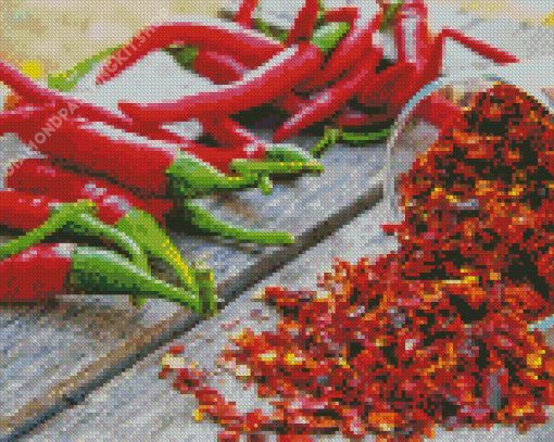 Chili Pepper Diamond Painting