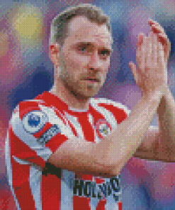 Christian Eriksen Brentford Player Diamond Painting