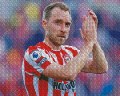 Christian Eriksen Brentford Player Diamond Painting