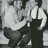 Chuck Connors And His Son Diamond Painting