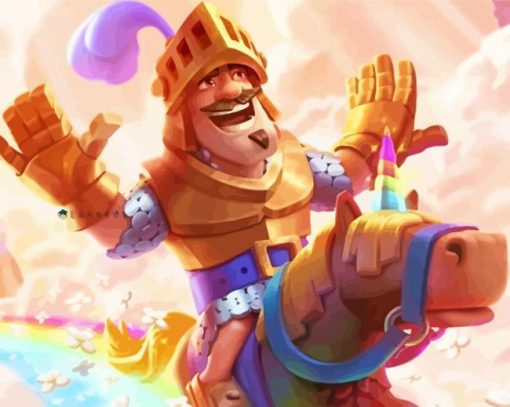 Clash Royale Game Character Diamond Painting