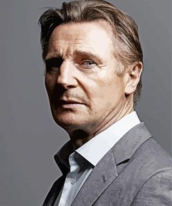 Classy Actor Liam Neeson Diamond Painting