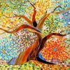 Colorful Mosaic Tree Diamond Painting