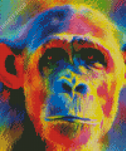 Colorful Monkey Diamond Painting